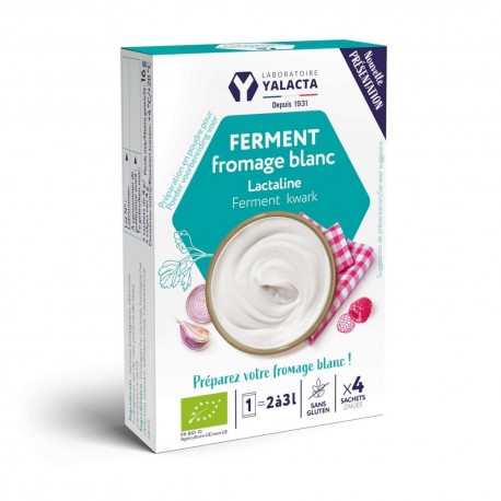 Yalacta Lactaline Ferment Pour Fromage Blanc 4 sachets 3134000300109