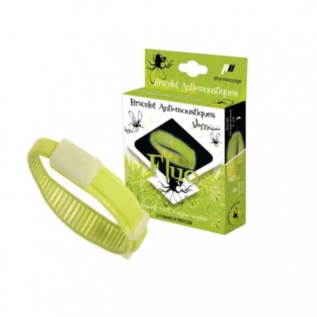 Pharmavoyage Bracelet Anti-Moustiques Fluo Vert 7612013189349