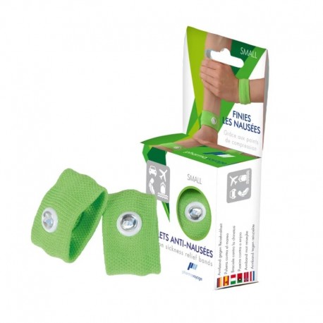 Pharmavoyage Bracelets Anti-Nausées Vert 7612013191380