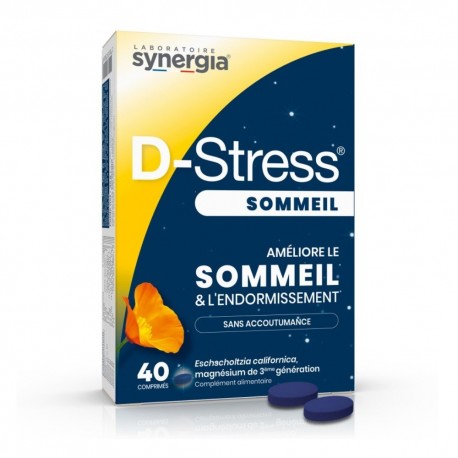 Synergia D-Stress Sommeil 45 Comprimés 3760139290518