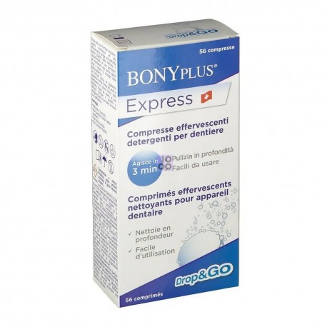 Bonyplus Express 56 Effervescent Denture Cleanser Tablets 7611645000176