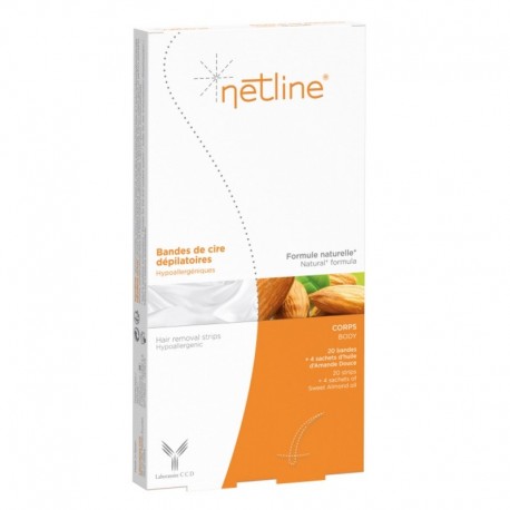 Netline Bandes de Cire Dépilatoire Corps 3515834814213