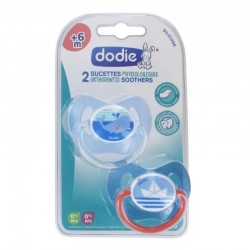 Dodie 2 Sucettes Physiologiques Silicone +6 mois P45 3700763502687