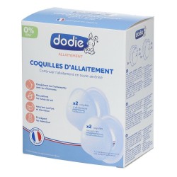 Dodie Allaitement Coquilles d'Allaitement x 4