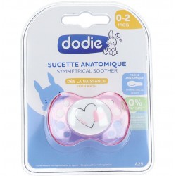 Dodie Sucette Anatomique Silicone 0-2 mois Naissance 3700763503455
