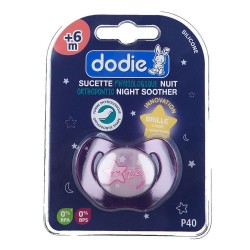 Dodie Sucette Physiologique Nuit Silicone +6 mois P40 3700763502106