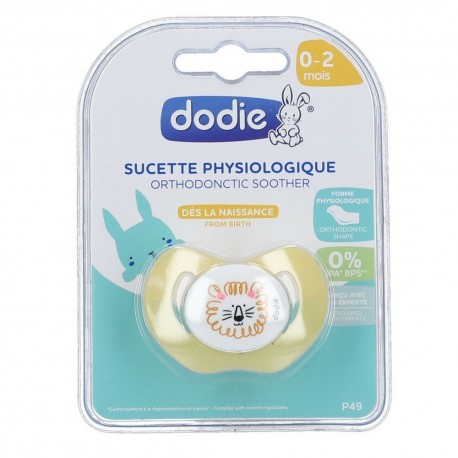 Dodie Silicone Physiological Soother 0-2 months P49 3700763502069