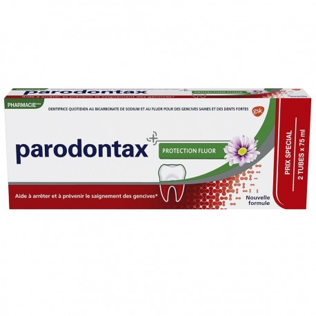 Parodontax Dentifrice Protection Fluor 2 x 75 ml 3094904500909