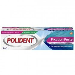 Polident Fixation Forte Crème Adhésive Pour Appareils Dentaires 40 g