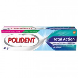 Polident Total Action Crème Fixative Pour Appareils Dentaires 40 g