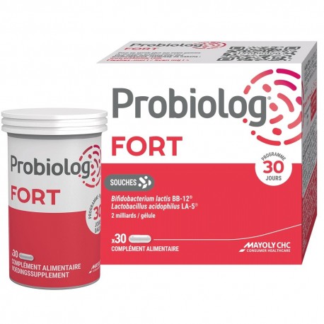 Probiolog Fort 30 Gélules 3701427900054