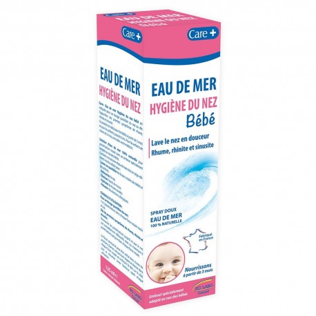 Care+ Eau de Mer Hygiène du Nez Bébé 125 ml 3615840000119