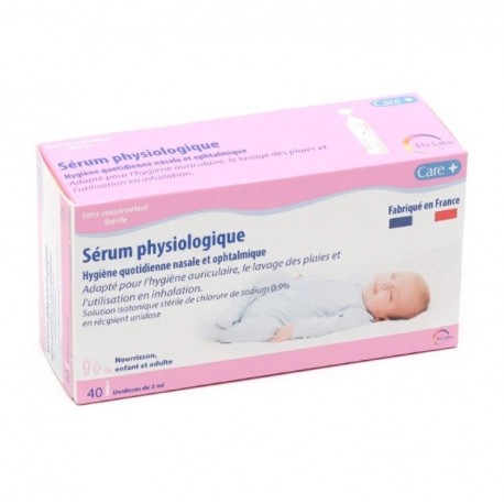 Care+ Sérum Physiologique 40 Unidoses 3615840000102