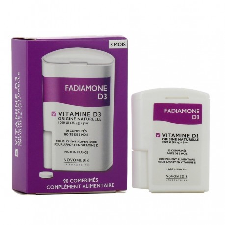 Fadiamone D3 Vitamine D3 90 Tablets 3700840000082