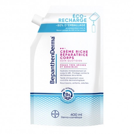 Bepanthen Derma Body Restorative Rich Cream Eco-Refill 400 ml 3534510000986