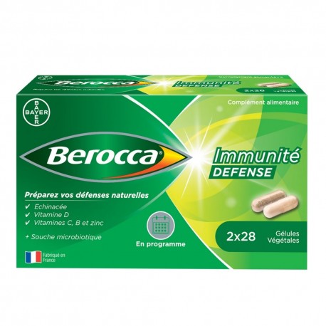 Berocca Immunité Défense 2 x 28 Gélules Végétales 3534510001136