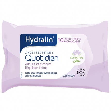 Hydralin Quotidien Lingettes Douces 3401346161986