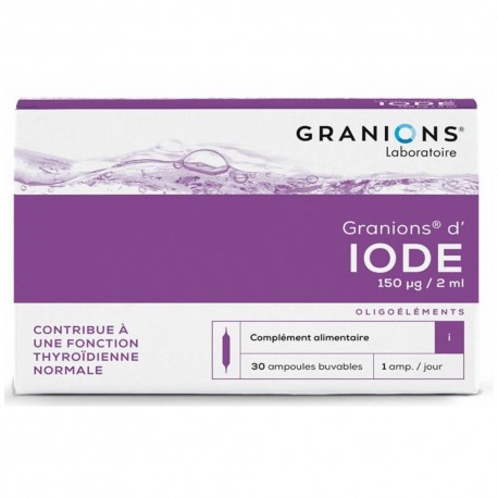 Granions d'Iode 30 Ampoules 3760155210156