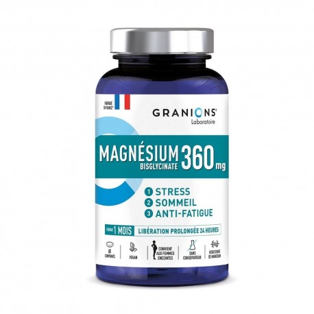 Granions Magnésium 360 mg 60 Comprimés 3760155212471
