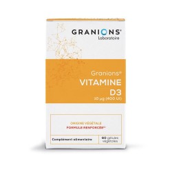Granions Vitamine D3 60 Gélules 3760155211542