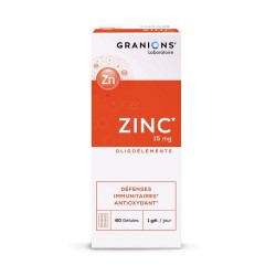 Granions Zinc 15 mg 60 Gélules 3760155212426