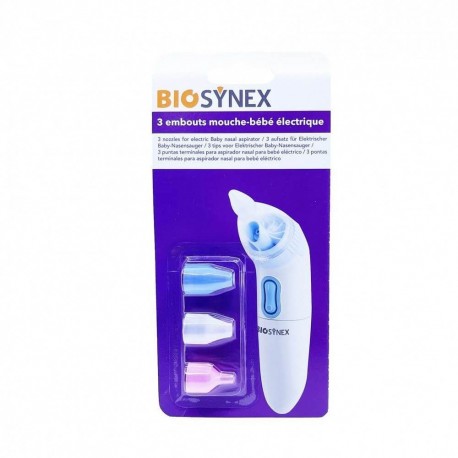 Biosynex 3 Embouts Mouche Bébé Électrique 3532678590851