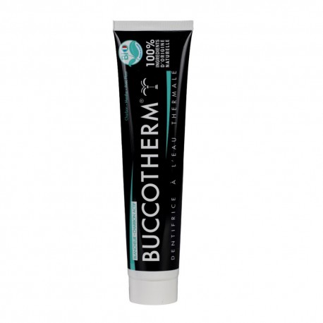 Buccotherm Dentifrice à l'Eau Thermale Blancheur - Charbon Actif Bio 75 ml 3665313000214