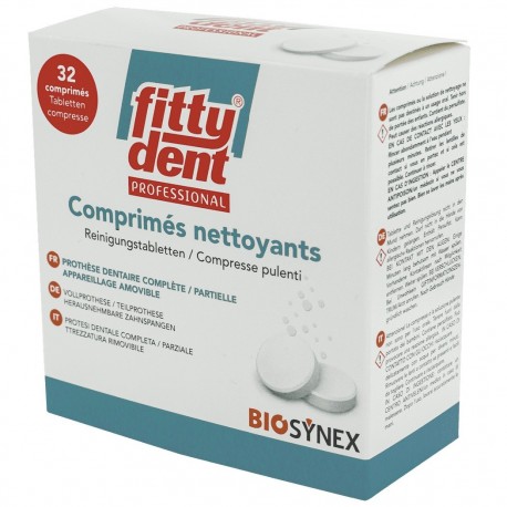 Fittydent Professional Cleansing Tablets 32 Tablets 9002240210325