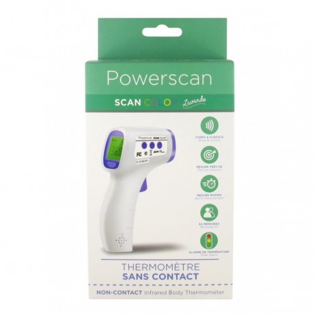 Powerscan Scan Color Non-Contact Thermometer 3701063804037