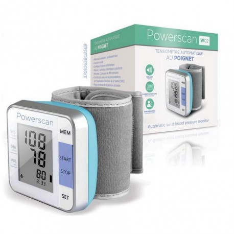 Powerscan Tensiomètre Automatique au Poignet W02 3701063802569