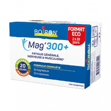 Boiron Mag'300+ 160 Comprimés 3352712008124