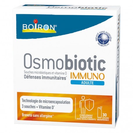 Boiron Osmobiotic Immuno Adulte 30 Sticks 3352712009466