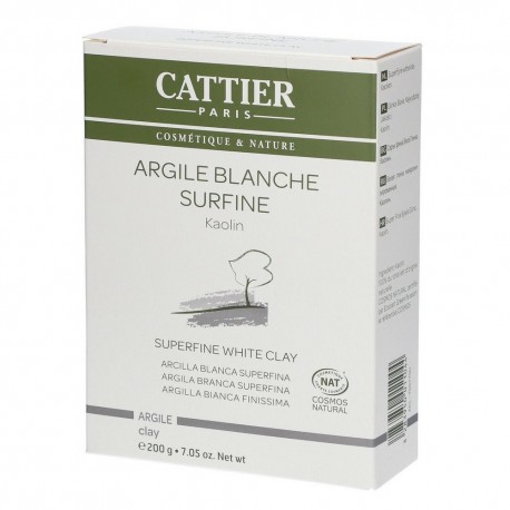 Cattier Surperfine White Clay 200 g 3283950011044