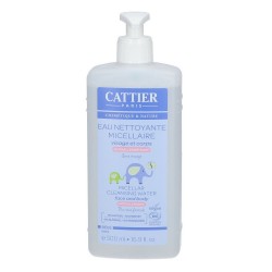 Cattier Bébé Eau Nettoyante Micellaire Visage et Corps Bio 500 ml