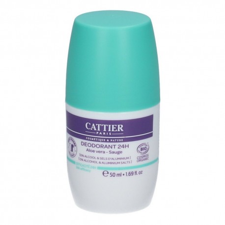 Cattier Deodorant 24H Roll-On 50 ml 3283950919890