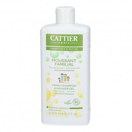 Cattier Moussant Familial Bio 500 ml 3283950020121