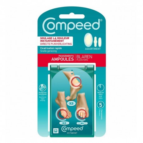 Compeed Pansement Ampoules Assortiment 5 Pansements 3574660720242