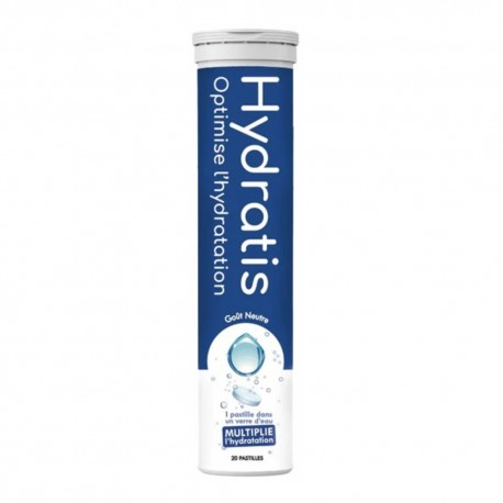 Hydratis Solution d'Hydratation 20 Comprimés Effervescents Neutre 3760304101120