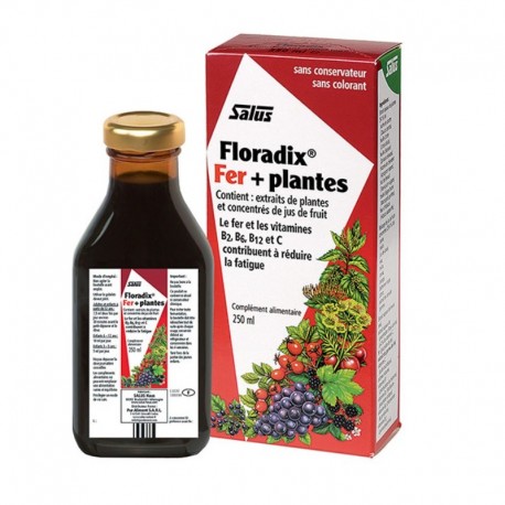 Salus Floradix Fer + Plantes 250 ml 4004148057076