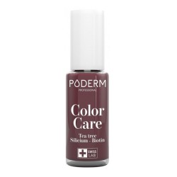 Poderm Color Care Vernis à Ongles Tea Tree 8 ml Rouge Noir 437 7640178210493