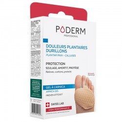 Poderm Plantar Pain Calluses Protection Size L 7640178211391