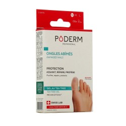 Poderm Protection Ongles Abîmés Capuchon d'Orteil Taille S 7640178211407