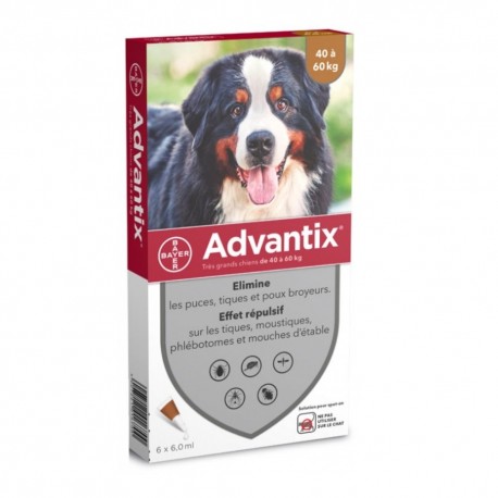 Advantix Very Large Dog 6 Pipettes 4007221048572