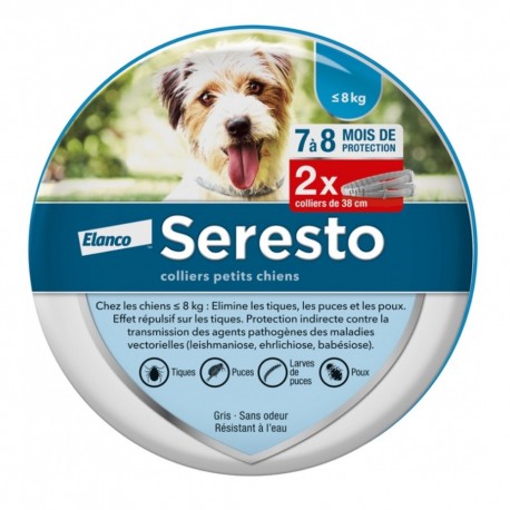 Seresto Collier Antiparasitaire Chiens 2 Colliers 4007221053743