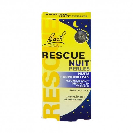 Bach Rescue Nuit Perles 14 Capsules 5000488109023