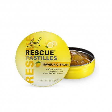 Bach Rescue Pastilles Saveur Citron 50 g 5000488109726