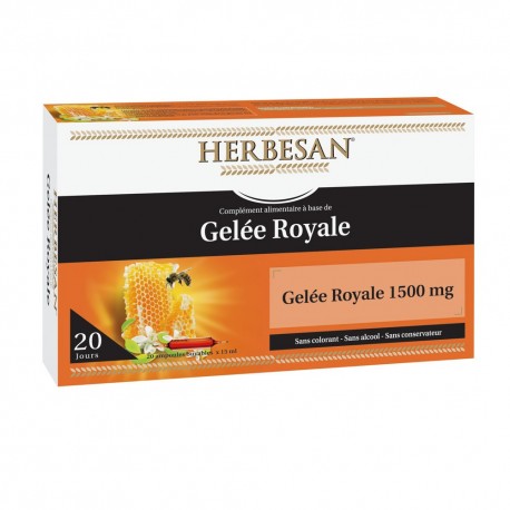 Herbesan Gelée Royale 1500 mg 20 Ampoules 3428883627904