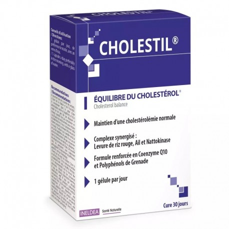 Ineldea Cholestil Équilibre du Cholestérol 30 Gélules 