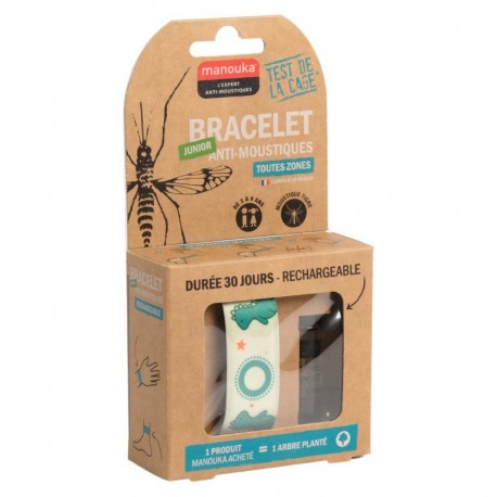 Manouka Bracelets Anti-Moustiques Junior Dinosaure 3760214050525