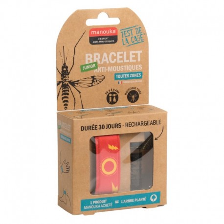 Manouka Junior Mosquito Repellent Wristband Lightning 3760214050495